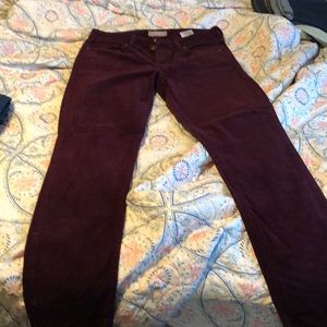 Banana republic skinny corduroy pants